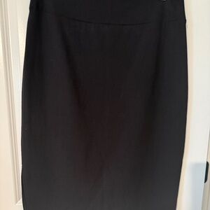 Black Long Nine West Pull-on Skirt Sz Large